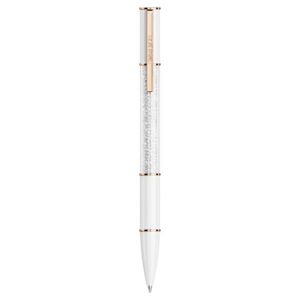 Crystalline ballpoint pen White, Rose gold-tone plated - Image 2
