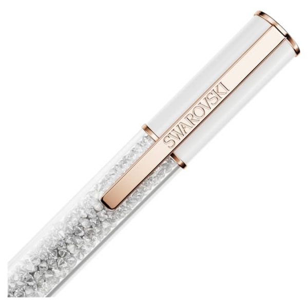 Crystalline ballpoint pen White, Rose gold-tone plated - Image 3