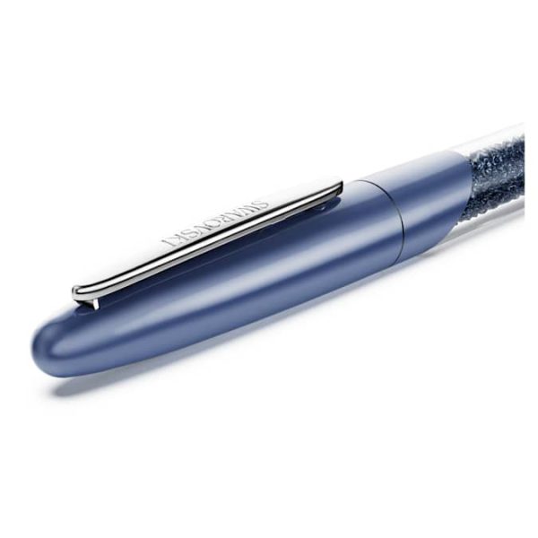 Crystalline rollerball pen Blue, Chrome plated - Image 4