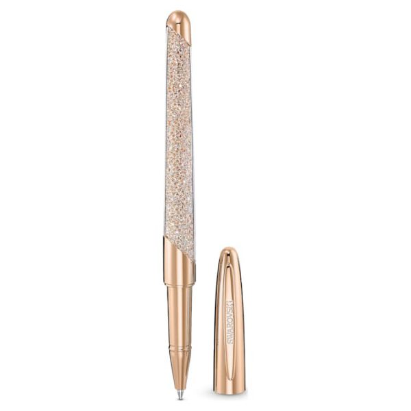 Crystalline rollerball pen Rose gold tone, Rose gold-tone plated - Image 3