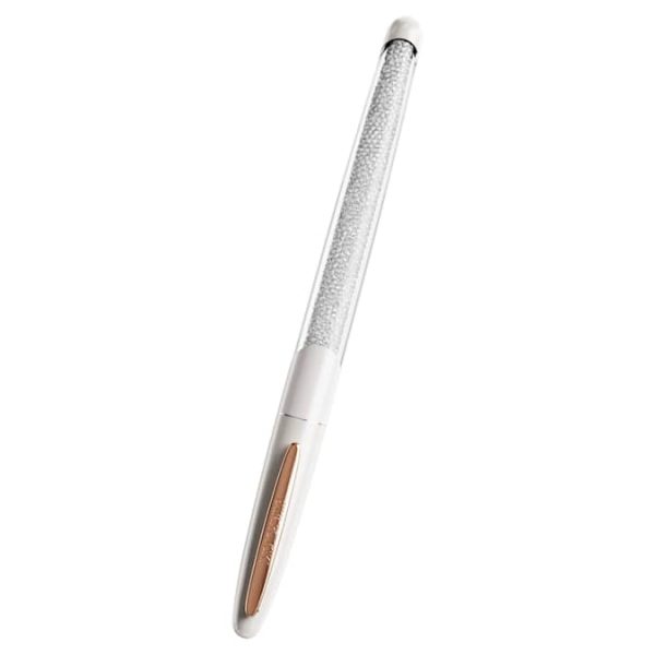 Crystalline rollerball pen White, Rose gold-tone plated - Image 5