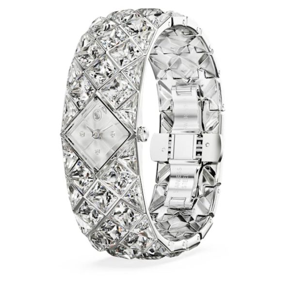 Curiosa bangle watch Crystal bracelet, Silver tone, Stainless steel - Image 3