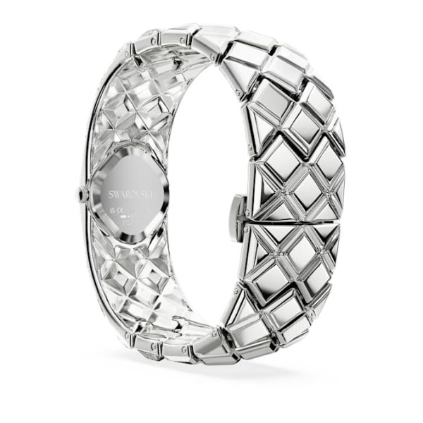 Curiosa bangle watch Crystal bracelet, Silver tone, Stainless steel - Image 6