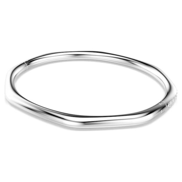 Dextera bangle Octagon shape, Round cut, White, Rhodium plated - Image 6