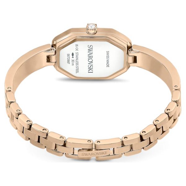 Dextera bangle watch Swiss Made, Metal bracelet, Gold tone, Champagne gold-tone finish - Image 4