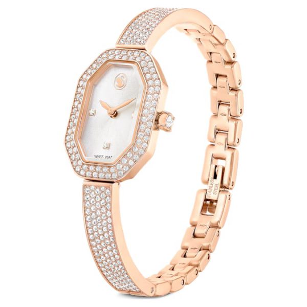 Dextera bangle watch Swiss Made, Metal bracelet, Rose gold tone, Rose gold-tone finish - Image 3