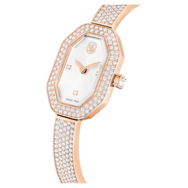 Dextera bangle watch Swiss Made, Metal bracelet, Rose gold tone, Rose gold-tone finish - Image 5