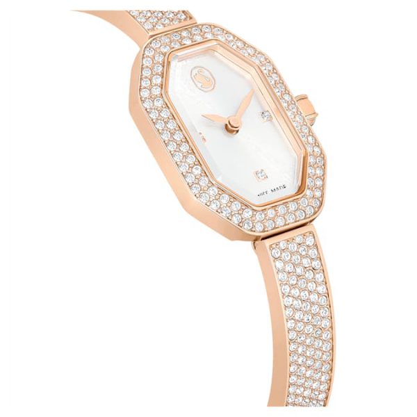 Dextera bangle watch Swiss Made, Metal bracelet, Rose gold tone, Rose gold-tone finish - Image 6