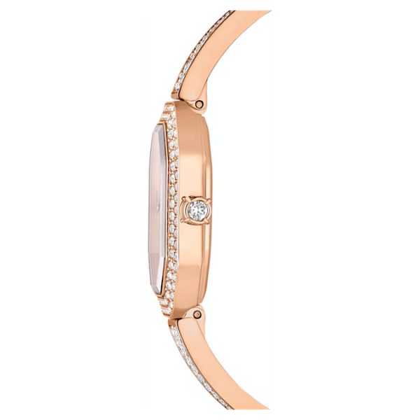 Dextera bangle watch Swiss Made, Metal bracelet, Rose gold tone, Rose gold-tone finish - Image 7