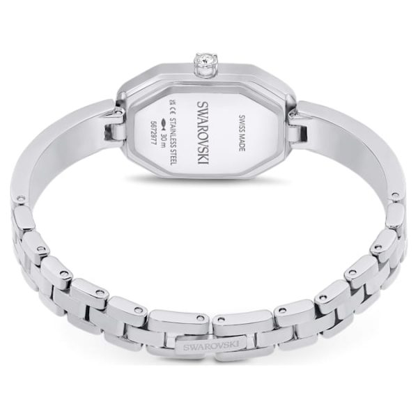 Dextera bangle watch Swiss Made, Metal bracelet, Silver tone, Stainless steel - Image 4