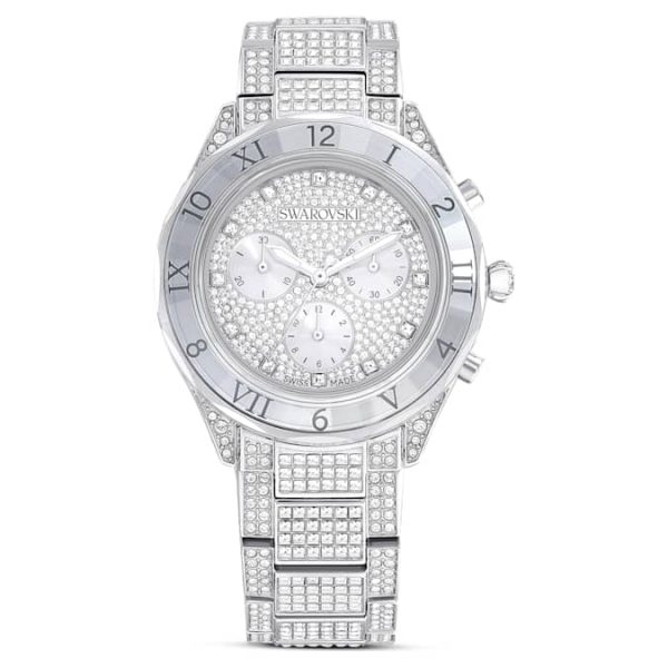 Dextera lux watch Swiss Made, Metal bracelet, Silver tone, Stainless Steel - Image 2