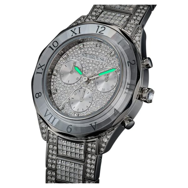 Dextera lux watch Swiss Made, Metal bracelet, Silver tone, Stainless Steel - Image 3
