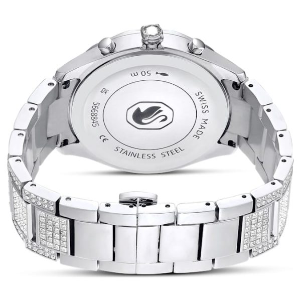 Dextera lux watch Swiss Made, Metal bracelet, Silver tone, Stainless Steel - Image 4