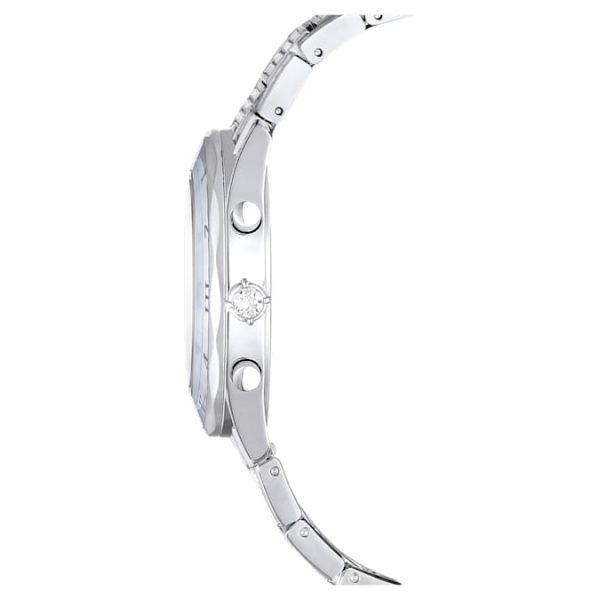 Dextera lux watch Swiss Made, Metal bracelet, Silver tone, Stainless Steel - Image 6