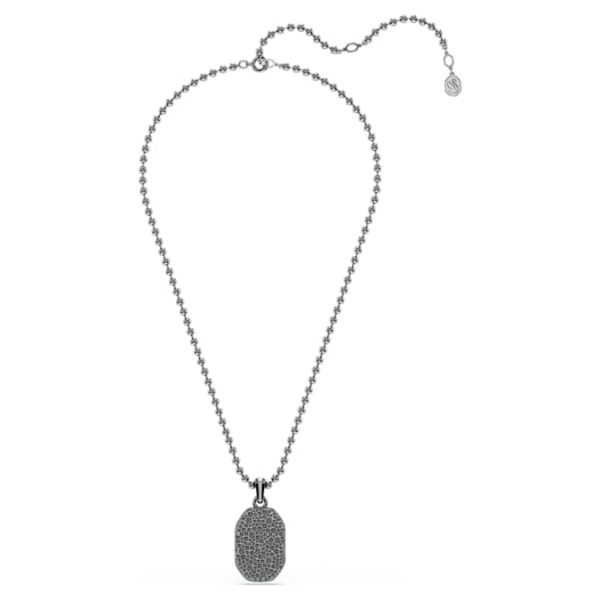 Dextera pendant Octagon shape, Round cut, Black, Ruthenium plated - Image 3