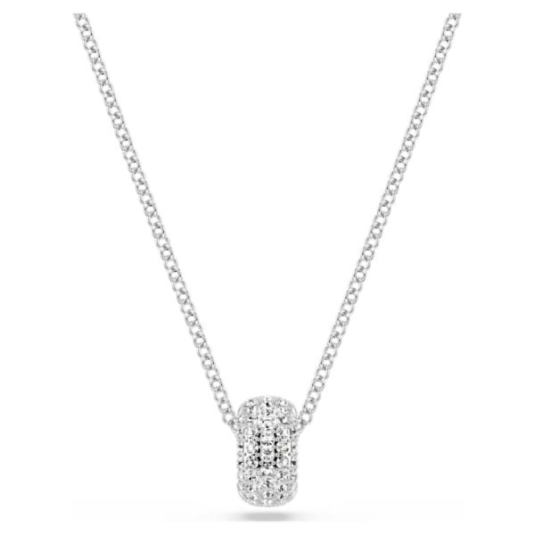 Dextera pendant White, Rhodium plated - Image 6