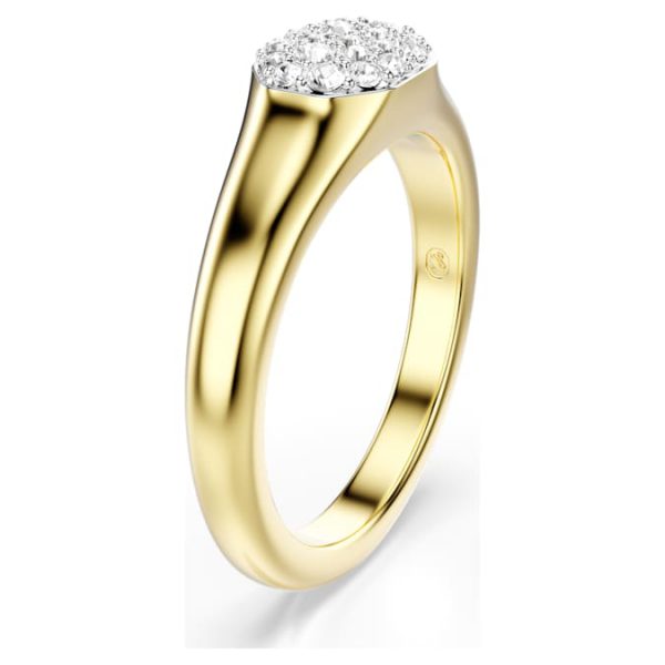 Dextera ring Mixed cuts, White, Gold-tone plated - Image 3