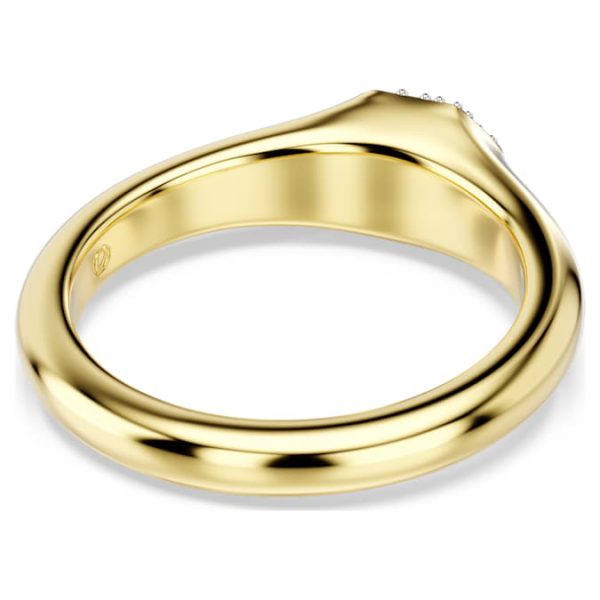 Dextera ring Mixed cuts, White, Gold-tone plated - Image 5
