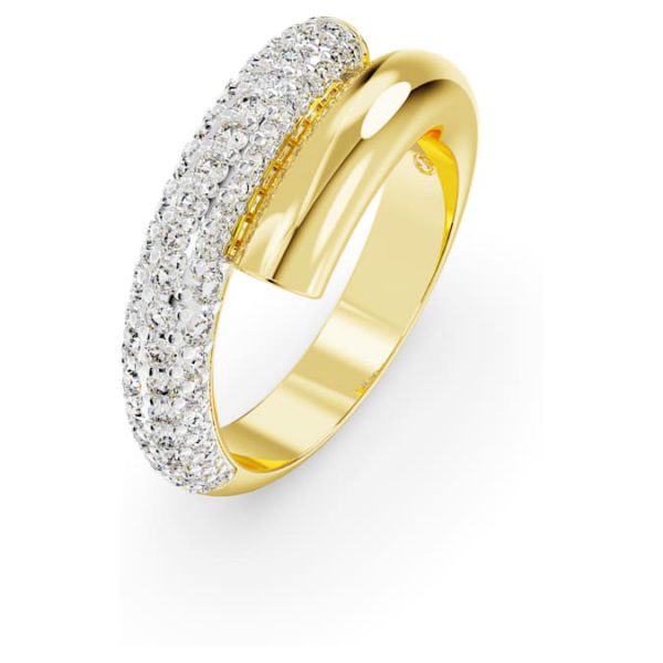 Dextera ring White, Gold-tone plated - Image 3