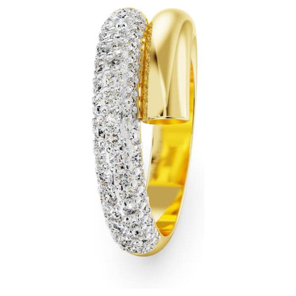 Dextera ring White, Gold-tone plated - Image 4