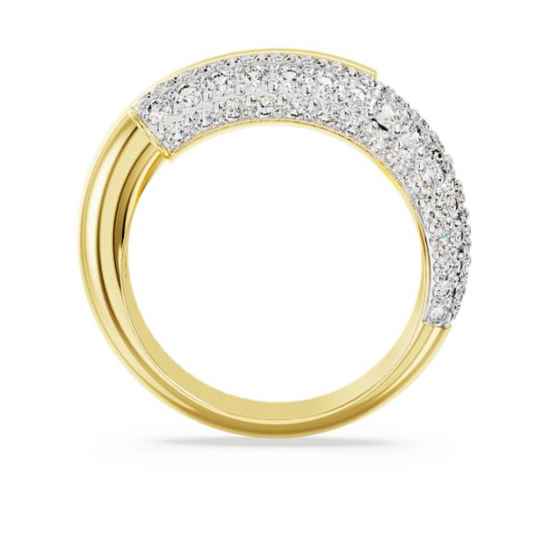 Dextera ring White, Gold-tone plated - Image 5