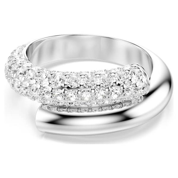 Dextera ring White, Rhodium plated - Image 2