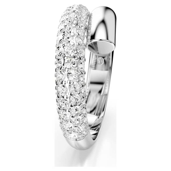 Dextera ring White, Rhodium plated - Image 4