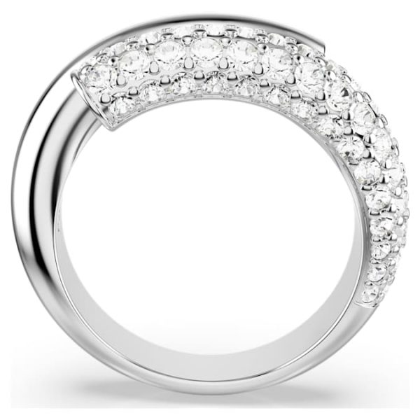 Dextera ring White, Rhodium plated - Image 5