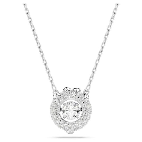 Dragon & Phoenix pendant Dragon’s claw, White, Rhodium plated - Image 5