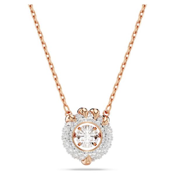 Dragon & Phoenix pendant Dragon’s claw, White, Rose gold-tone plated - Image 5