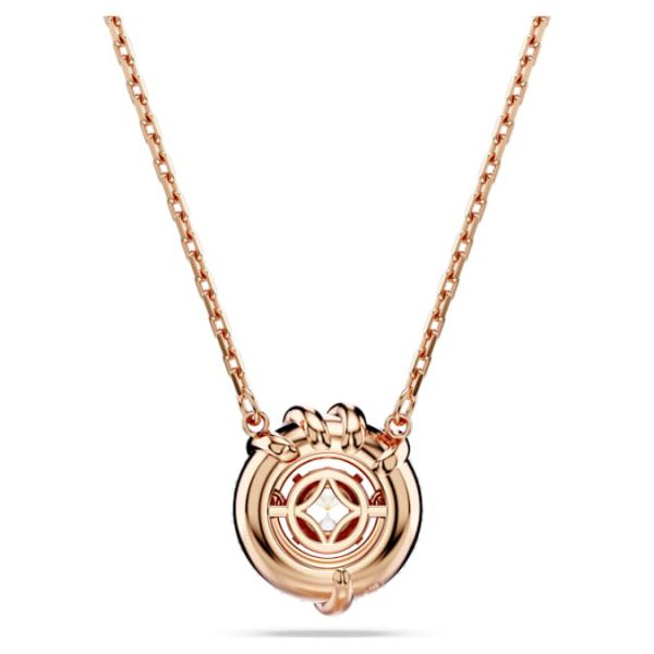 Dragon & Phoenix pendant Dragon’s claw, White, Rose gold-tone plated - Image 4