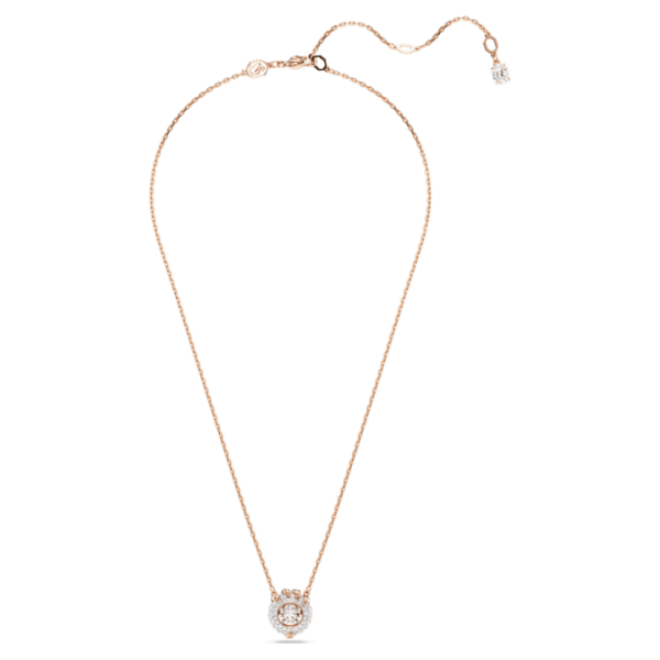 Dragon & Phoenix pendant Dragon’s claw, White, Rose gold-tone plated - Image 2