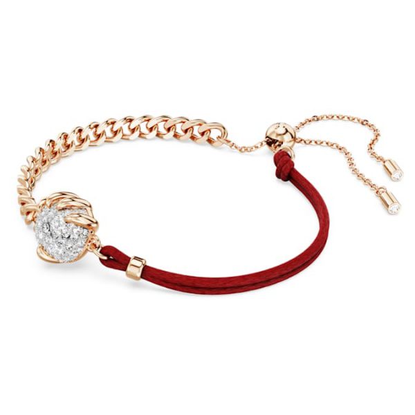 Dragon and Phoenix bracelet Dragon’s claw, Red, Mixed metal finish - Image 2