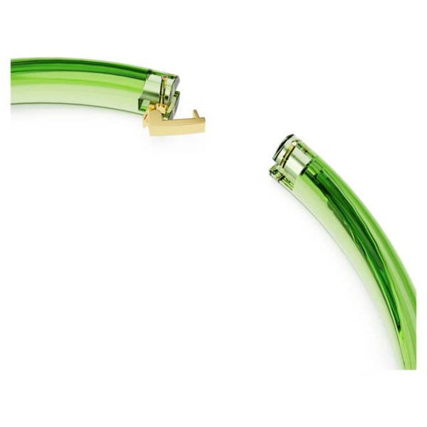 Dulcis choker Mixed cuts, Green, Gold-tone plated - Image 5