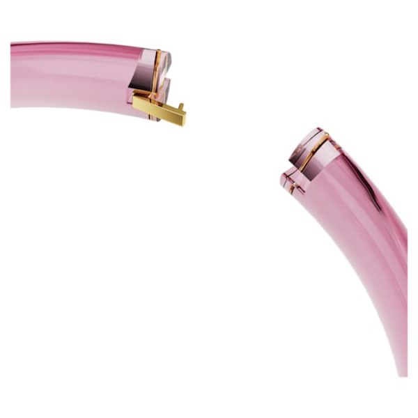 Dulcis choker Octagon cut, Pavé, Pink, Gold-tone plated - Image 5