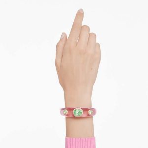 Dulcis cuff Mixed cuts, Multicolored, Gold-tone plated