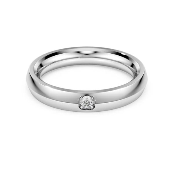 Eternity band ring Lab-grown diamonds 0.05 ct tw, 14K white gold - Image 2