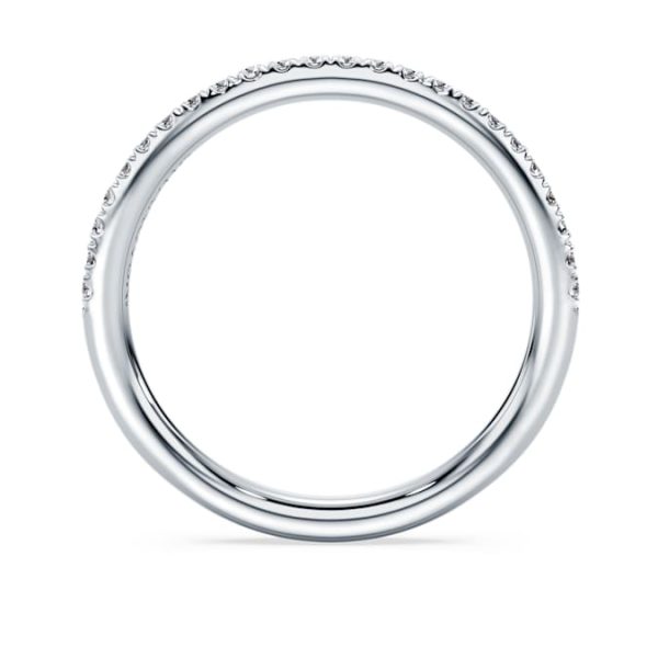Eternity band ring Lab-grown diamonds 0.2 ct tw, Round shape, 14K white gold - Image 5