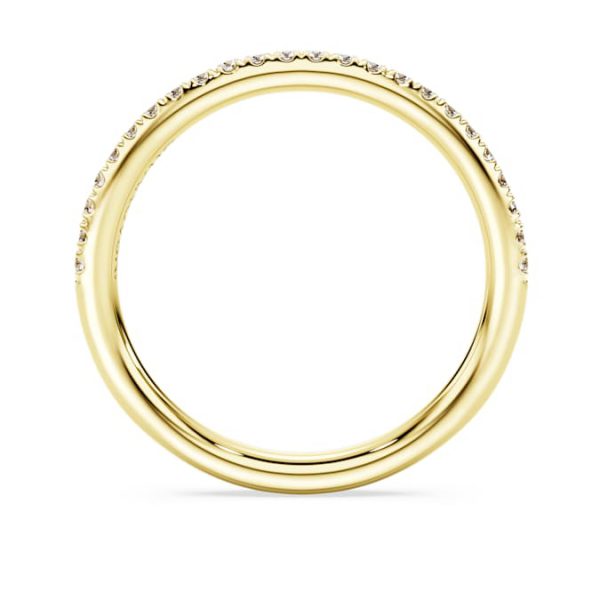 Eternity band ring Lab-grown diamonds 0.2 ct tw, Round shape, 14K yellow gold - Image 5