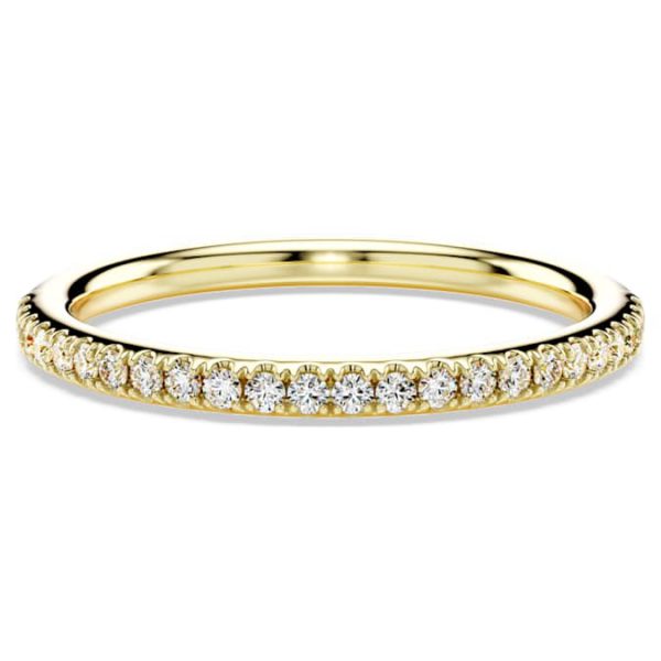 Eternity band ring Lab-grown diamonds 0.2 ct tw, Round shape, 14K yellow gold - Image 8