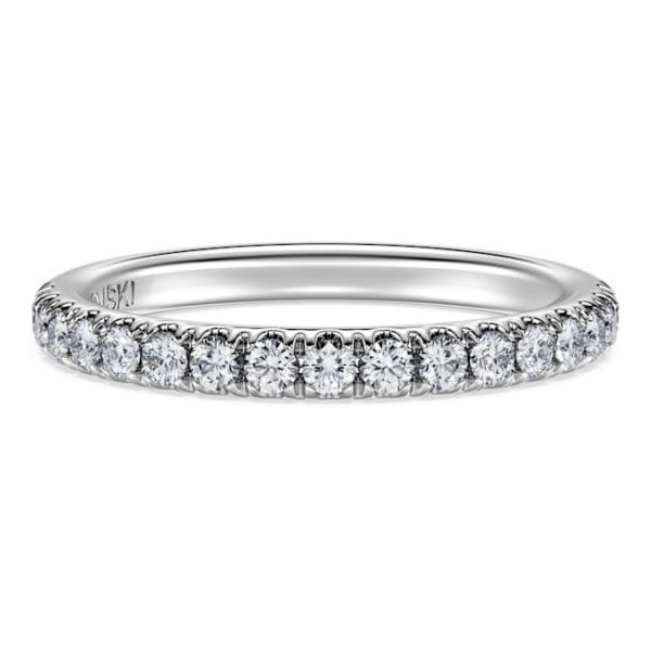 Eternity band ring Lab-grown diamonds 0.4 ct tw, Round shape, 14K white gold - Image 2