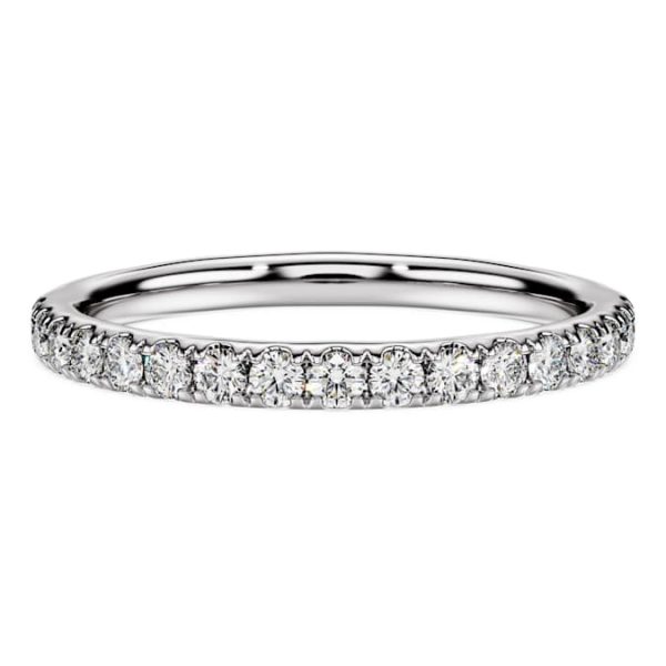 Eternity band ring Lab-grown diamonds 0.4 ct tw, Round shape, Sterling silver - Image 2