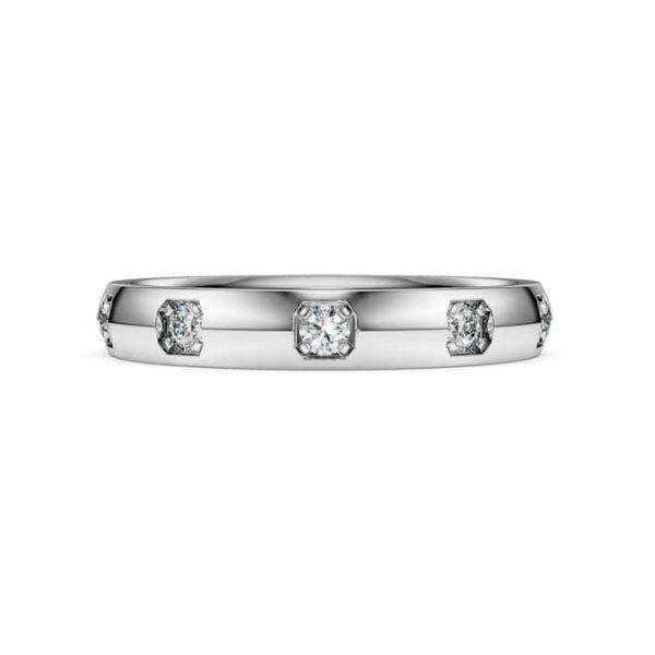 Eternity band ring Lab-grown diamonds 0.5 ct tw, 14K white gold - Image 3