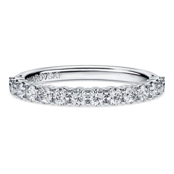 Eternity band ring Lab-grown diamonds 0.5 ct tw, Round shape, 14K white gold - Image 2