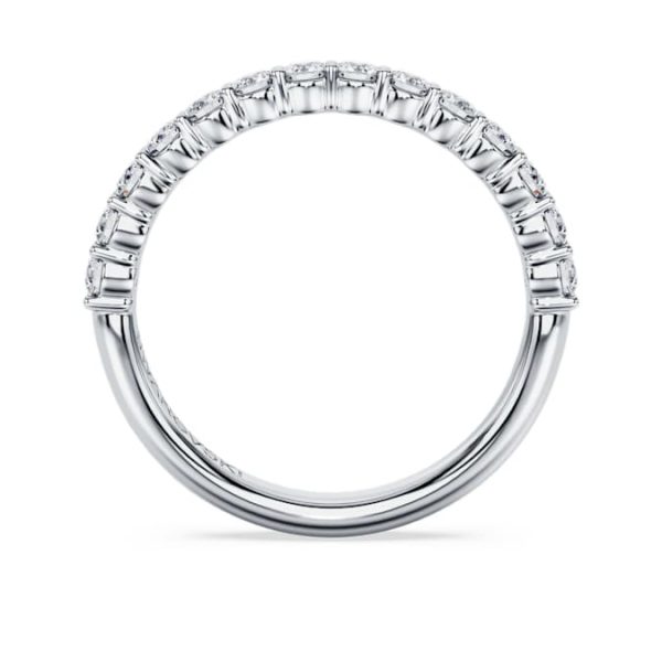 Eternity band ring Lab-grown diamonds 0.5 ct tw, Round shape, 14K white gold - Image 5
