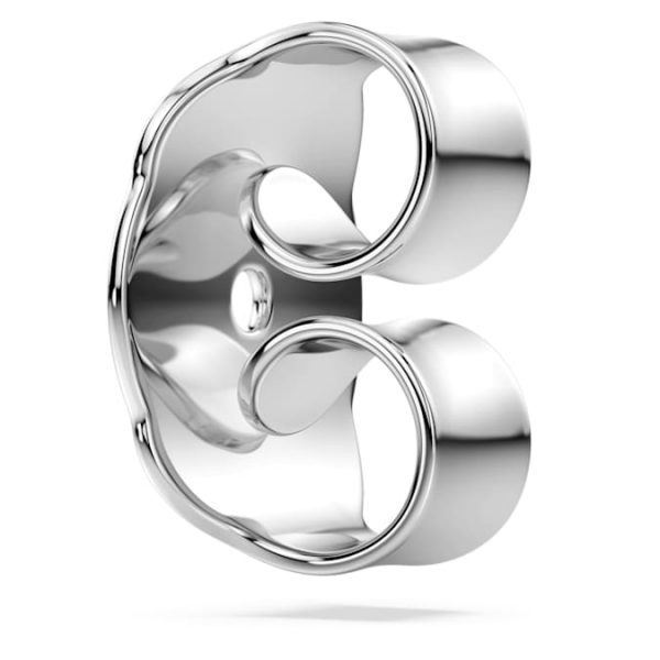 Eternity earring back 14K white gold - Image 4