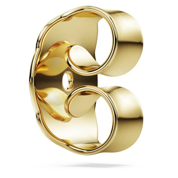 Eternity earring back 14K yellow gold - Image 4