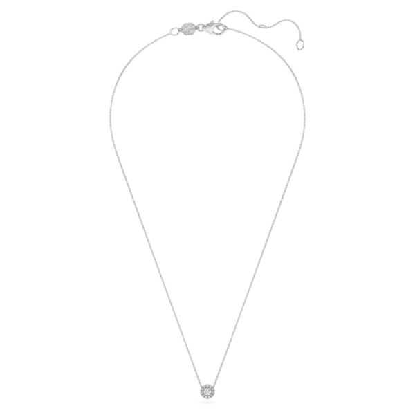 Eternity halo solitaire pendant Lab-grown diamonds 0.23 ct tw, Round shape, Sterling silver - Image 3