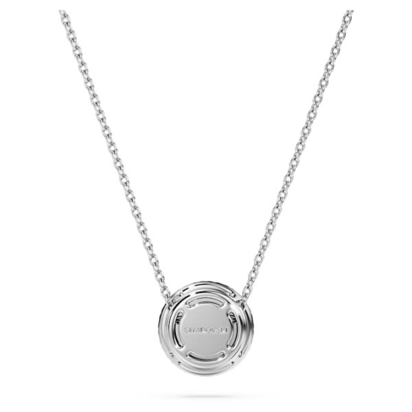 Eternity halo solitaire pendant Lab-grown diamonds 0.59 ct tw, Round shape, 14K white gold - Image 5