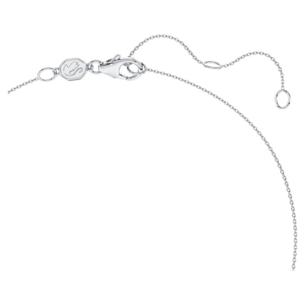 Eternity halo solitaire pendant Lab-grown diamonds 1 ct tw, Pear shape, 14K white gold - Image 4